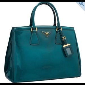Prada patent leather handbag